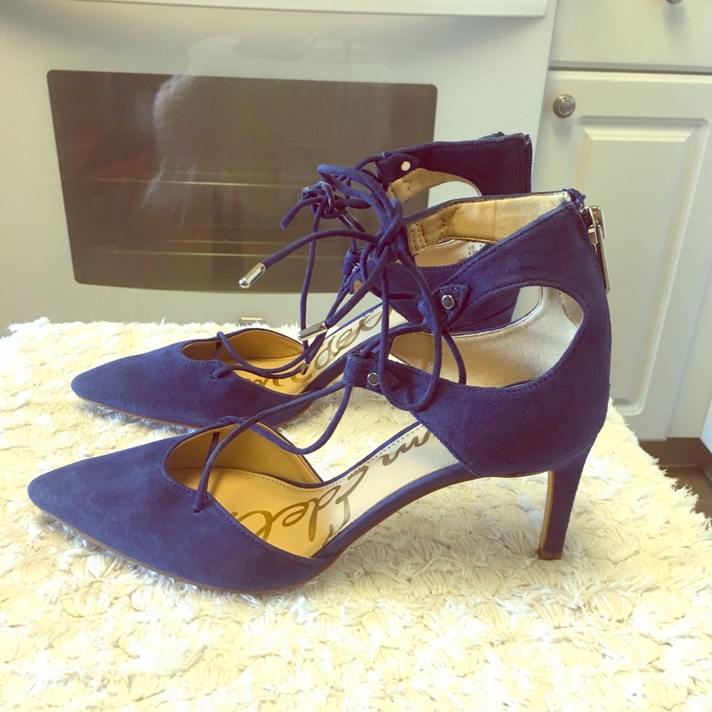 Sam Edelman Taylor Ghillie lace pointed toe pump!